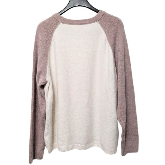 MADEWELL Colorblock Allister Pullover Sweater in Coziest Yarn L - Picture 6 of 10